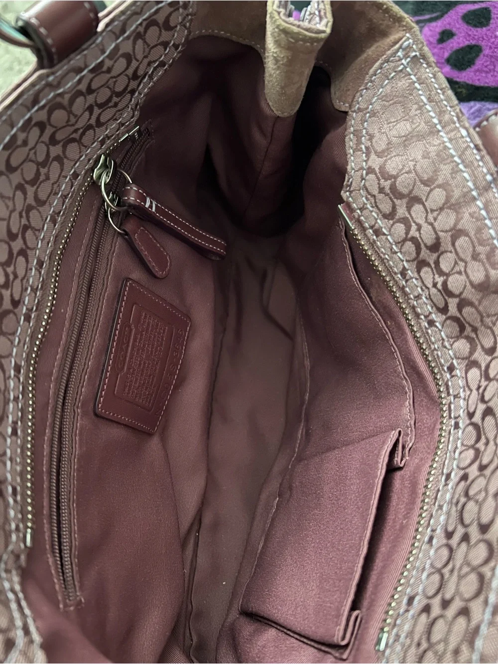 Coach mauve soho bag - Picture 5 of 5